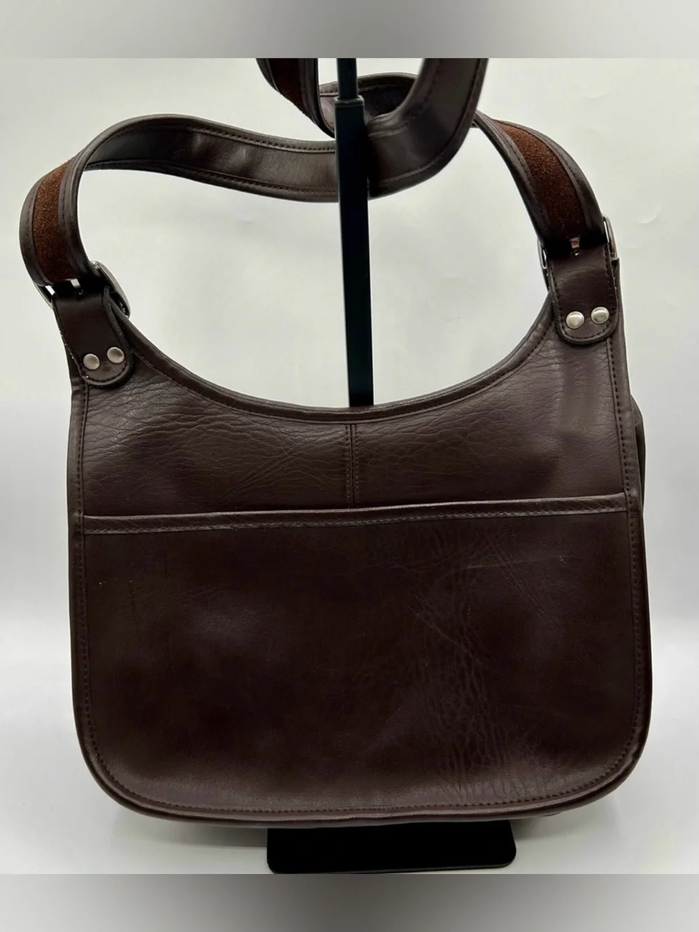 VINTAGE BROWN LEATHER Shoulder & Crossbody Bag.